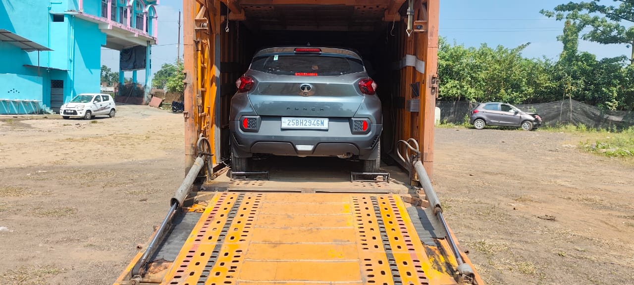 Stacked boxes ready for delivery